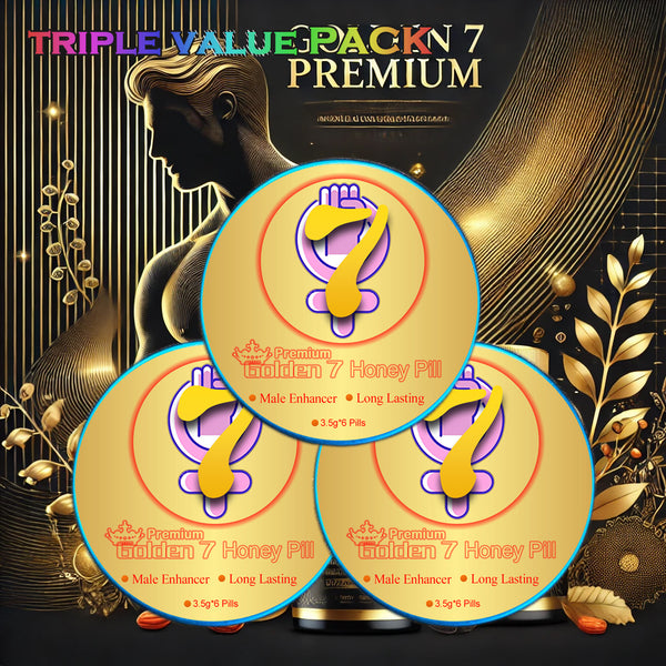 PASTILLA DE MIEL PREMIUM GOLDEN 7 3500MG | PAQUETE TRIPLE VALOR 18 PASTILLAS